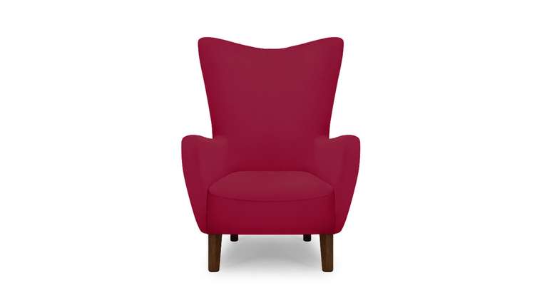 Кресло Лестер красного цвета