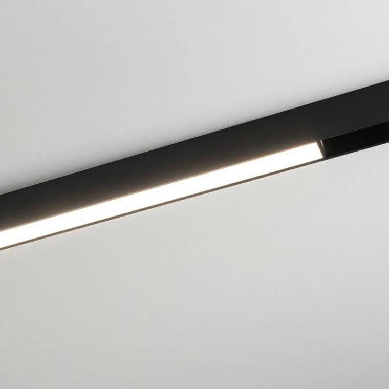 Трековый магнитный светильник Arlight MAG-FLAT-25-L800-24W Day4000 (BK, 100 deg, 24V, DALI) 046336