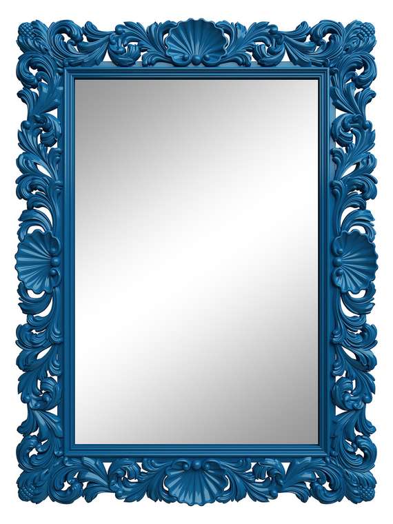 Зеркало Арнэ синего цвета