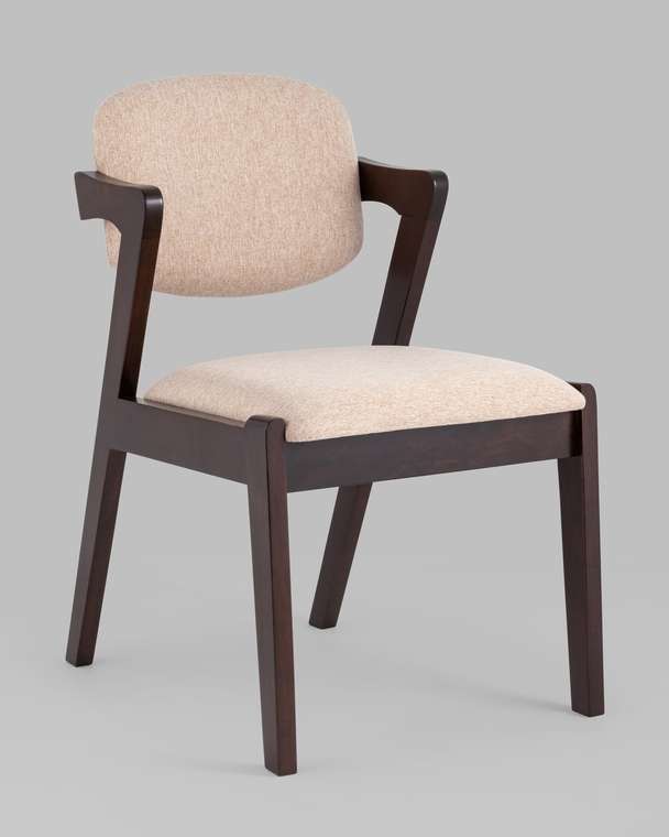 Набор из двух стульев Viva бежево-коричневого цвета