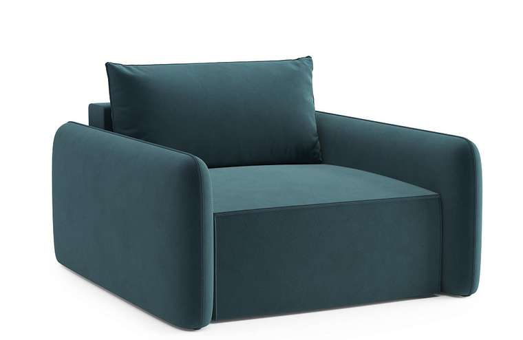 Кресло Портленд зеленого цвета