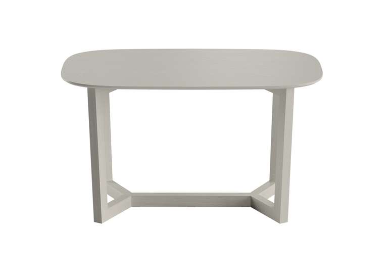 Стол обеденный Cross-2 80х140 дымчатого цвета