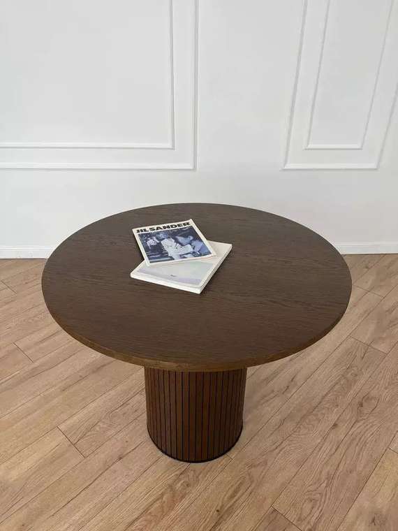 Обеденный стол Pinter 90 коричневого цвета