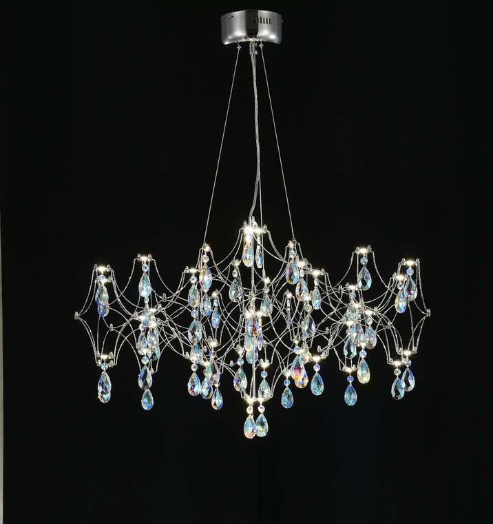 Подвесная люстра Ileria MR2651-57P-50CD (металл, цвет хром)