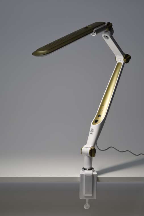 Настольная лампа NLED-496 Б0052769 (пластик, цвет золото)