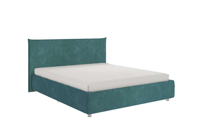 Кровать Квест 160х200 сине-зеленого цвета без подъемного цвета