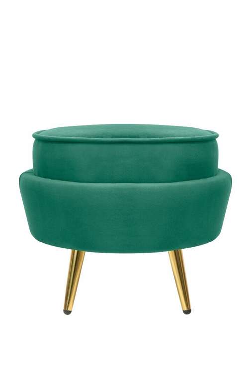 Пуф Pearl Adorn зеленого цвета