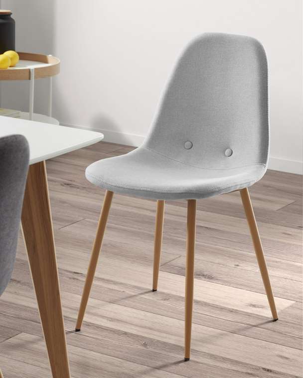 Обеденный стул Lissy светло-серого цвета 