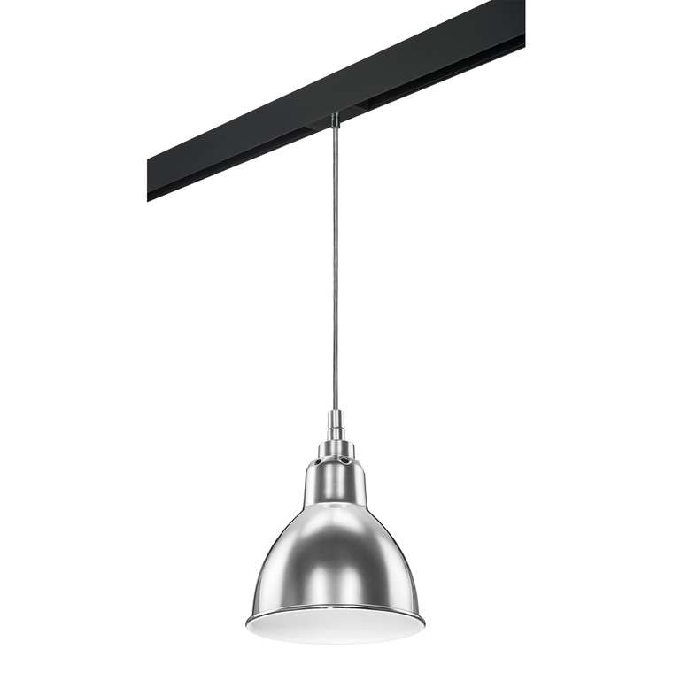 Светильник д/1-фазн трека LOFT 1х40W E14 ХРОМ/ЧЕРНЫЙ (765014+595007)