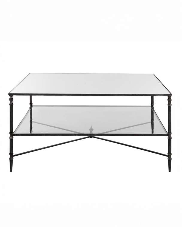 Журнальный столик Хьюго черного цвета