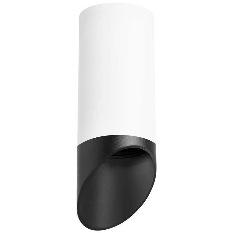 Потолочный светильник Rullo S бело-черного цвета