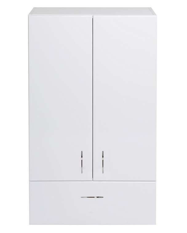 Шкаф для ванной комнаты Orange Смайл SM-60SR1 белого цвета