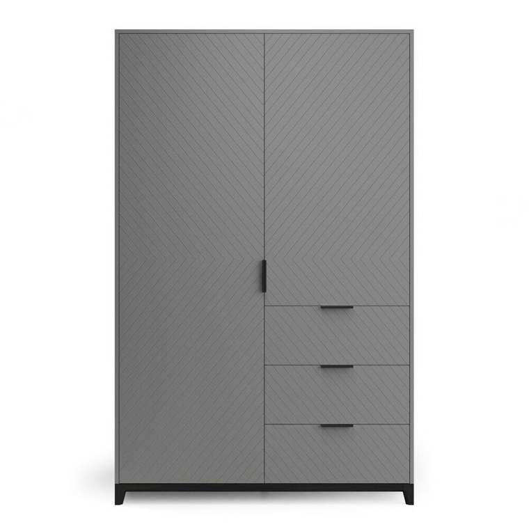 Шкаф Case CS222 темно-серого цвета