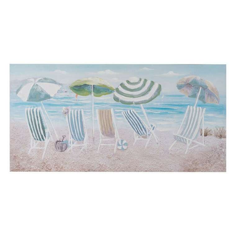 Картина Полотно Пляж 120 x 3,5 x 60 cm