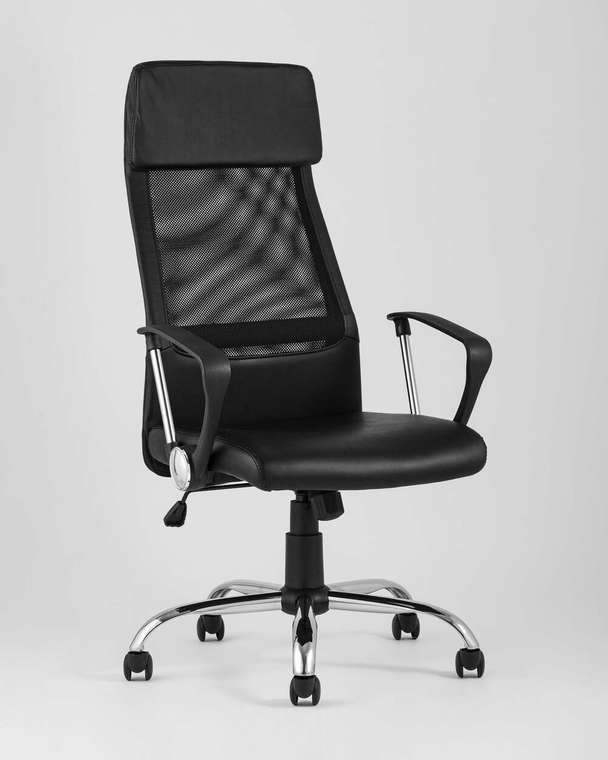 Кресло офисное Top Chairs Bonus черного цвета