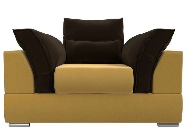 Кресло Пекин желто-коричневого цвета