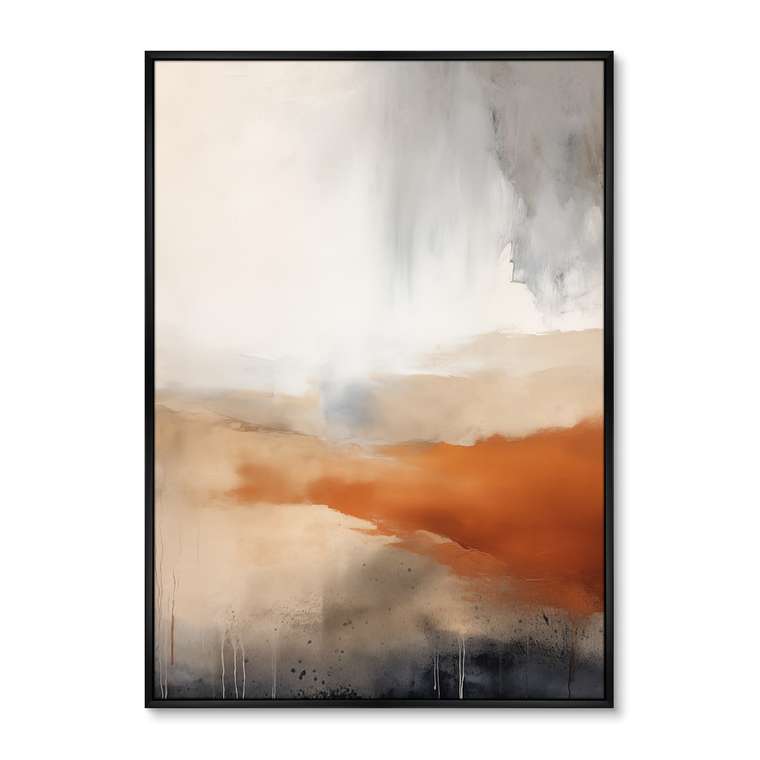 Репродукция картины Landscape collection, Rusty mist, No 2, 2024г.