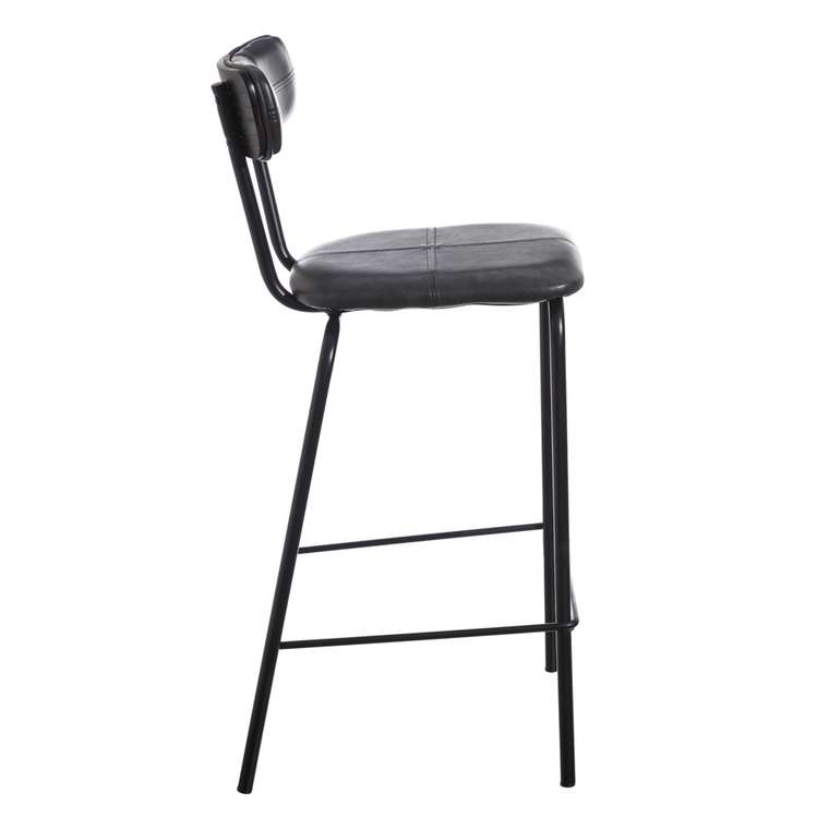 Барный стул черного цвета