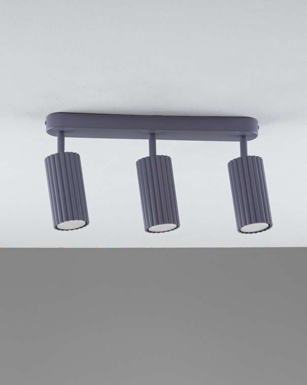 Спот Cora V11778-3C серого цвета