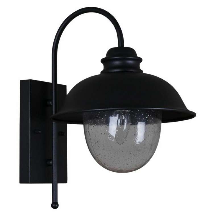 Уличный настенный светильник 08300-9.2-001SJ BK черного цвета