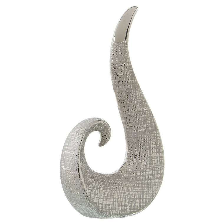 Декоративная фигура Серебристый Керамика 22 x 9 x 39 cm