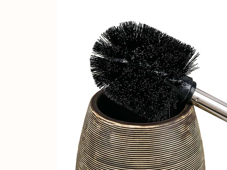 Туалетный ершик Brushy коричневого цвета