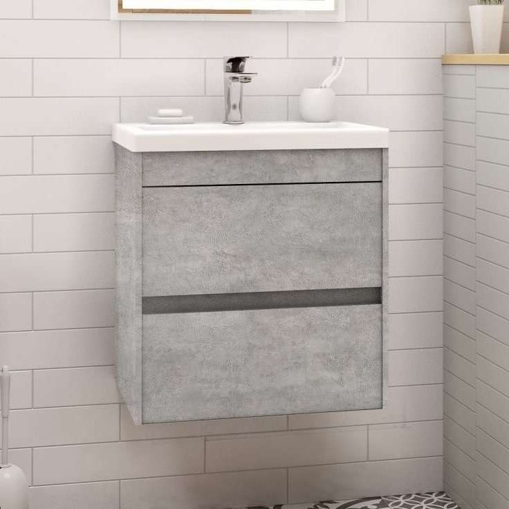 Мебель для ванной Artamp;Max Family 50, подвесная, Cemento Veneto