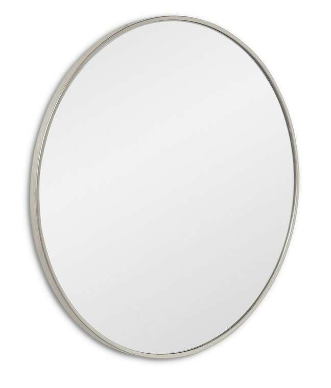 Зеркало настенное Ala S в раме серебряного цвета