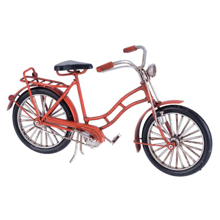 Модель Велосипед красно-черного цвета