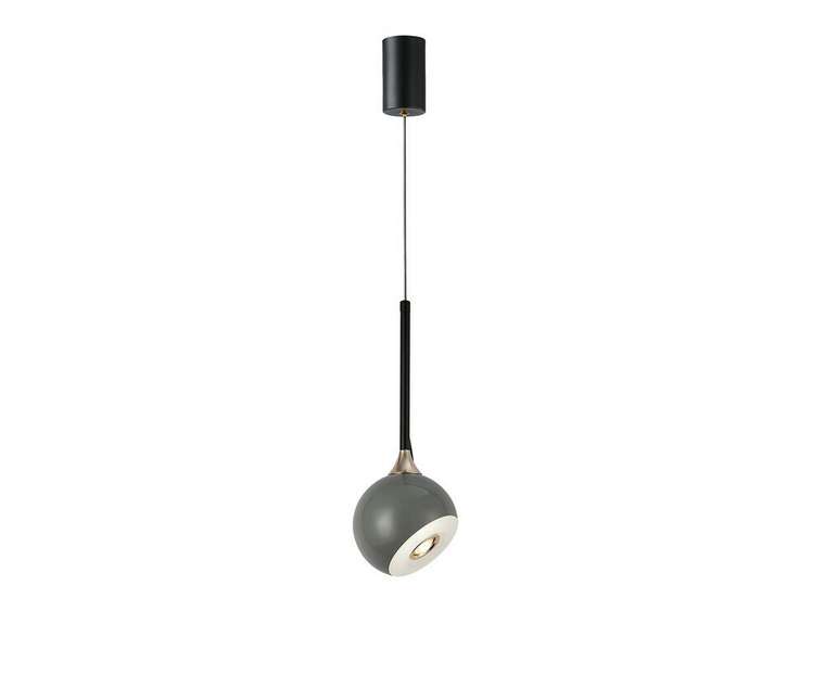 Подвес Тимо серый d12 h200 Led 8W (4000K) с лифтом
