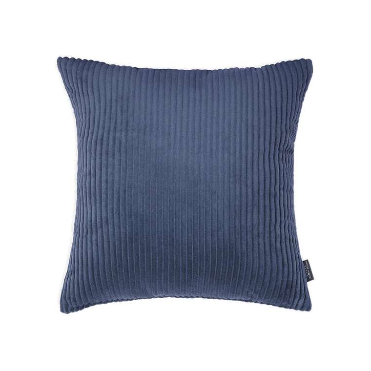 Декоративная подушка Cilium Indigo синего цвета  