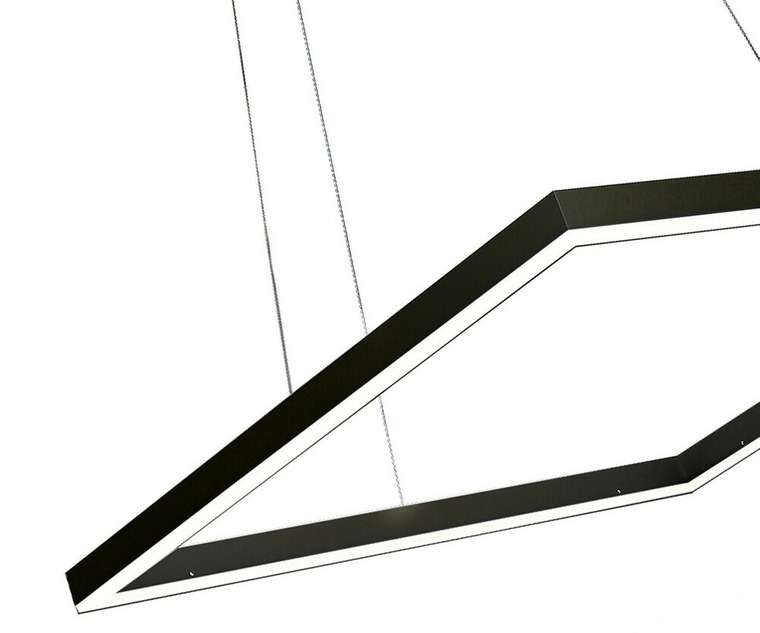Подвесной светодиодный светильник Альтис черного цвета