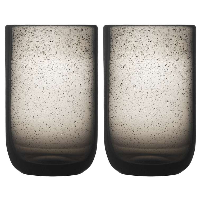 Набор стаканов flowi, 510 мл, серо-коричневые, 2 шт.