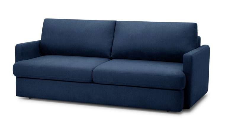 Диван-кровать Стелф ЭКО темно-синего цвета