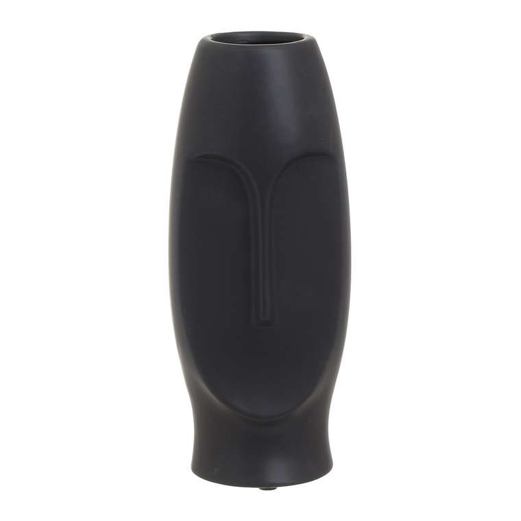 Керамическая ваза черного цвета
