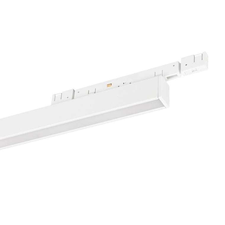 Трековый магнитный светильник Arlight MAG-MICROCOSM-FLAT-L300-10W Day4000 (WH, 100 deg, 24V) (IP20 Металл) 051819