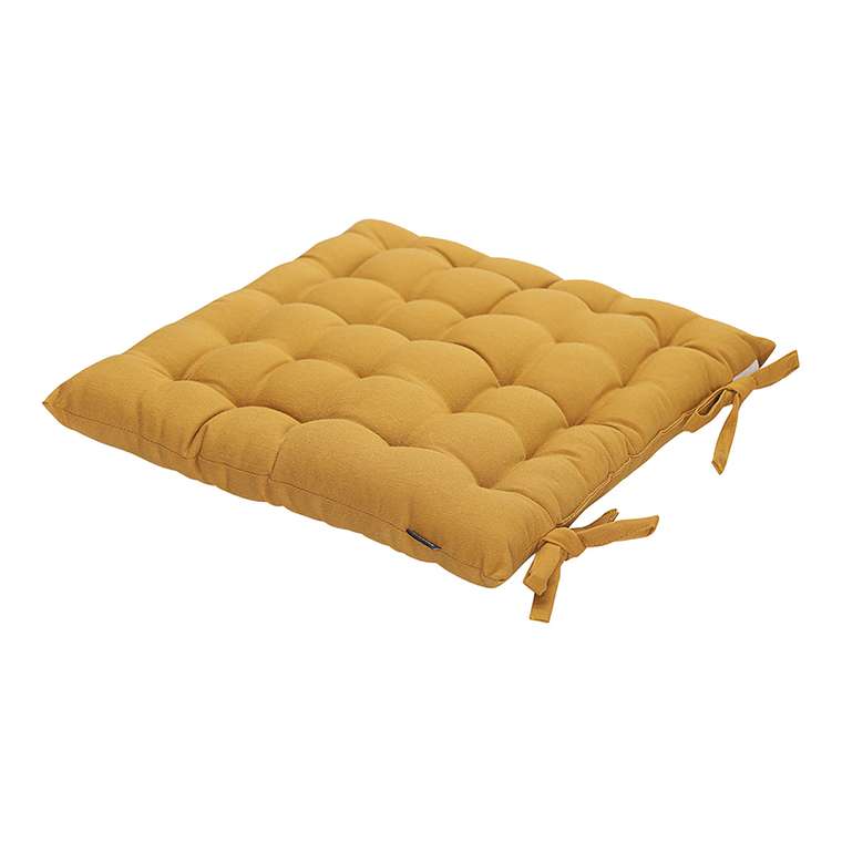 Подушка на стул Essential 40х40 желтого цвета