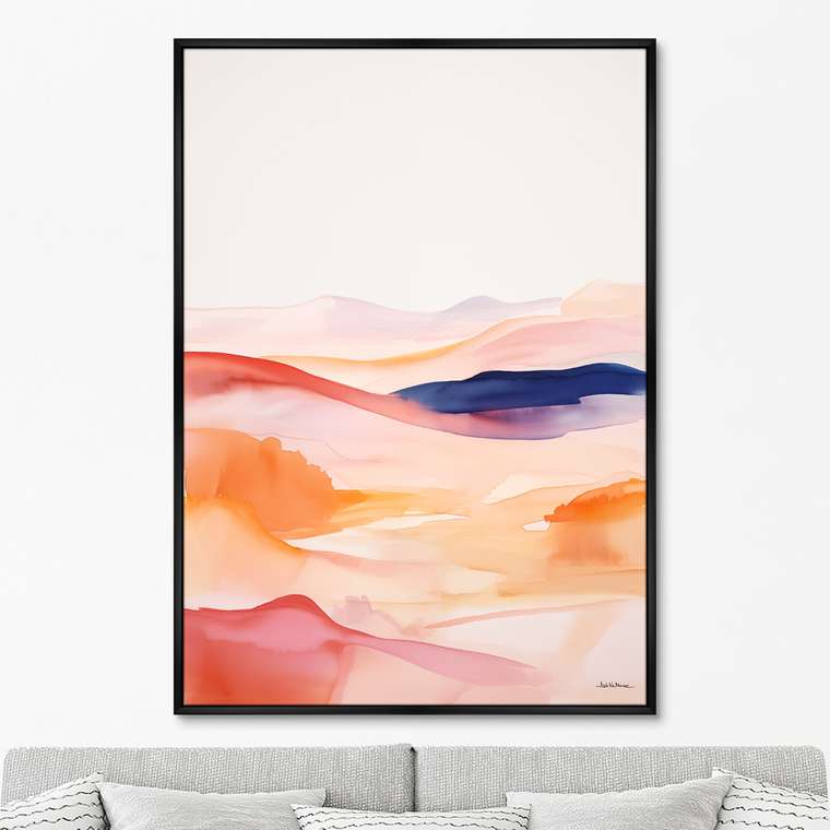 Репродукция картины Landscape collection, Spilled   colors, No 2, 2024г.
