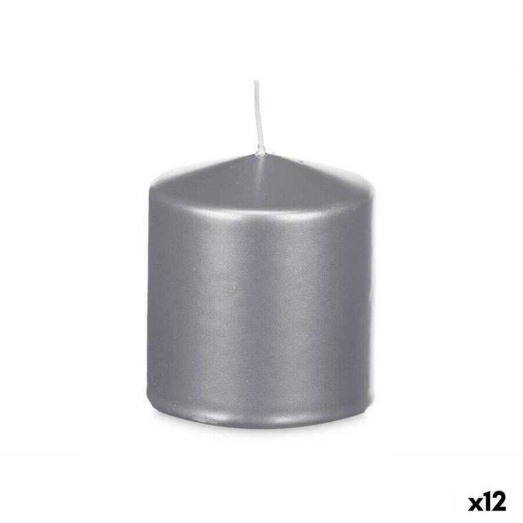 Декоративные свечиВуаль Acorde 92543 Серебристый 9 x 10 x 9 cm (12 штук)
