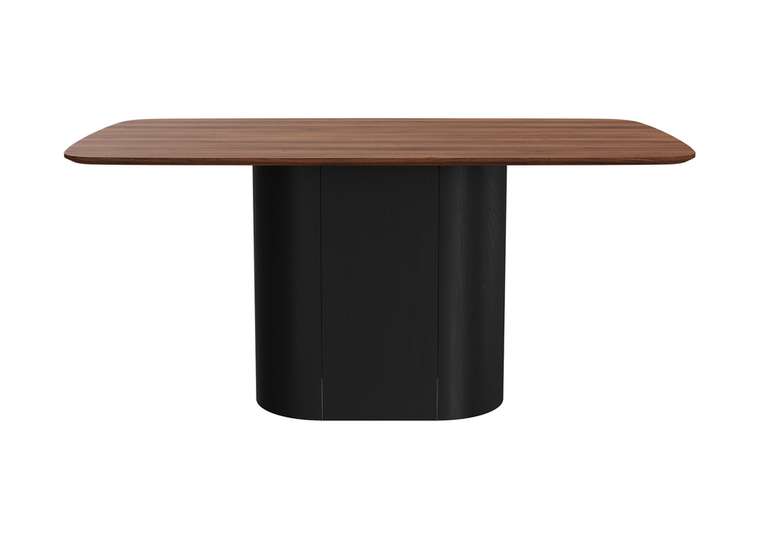 Стол обеденный Type 160 черно-коричневого цвета