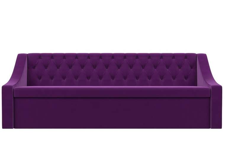 Кухонный прямой диван-кровать Мерлин фиолетового цвета
