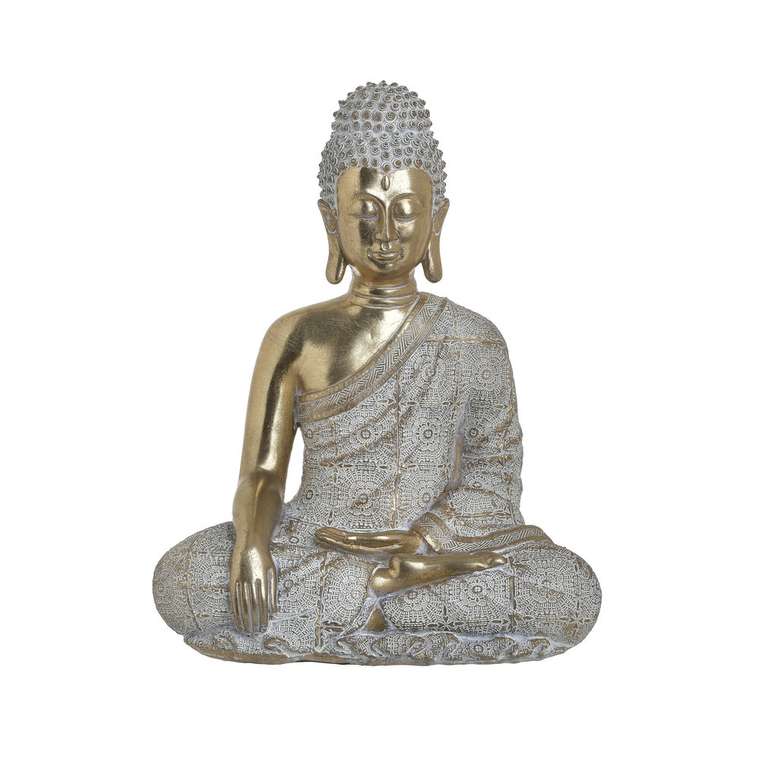Статуэтка Buddha серо-золотого цвета