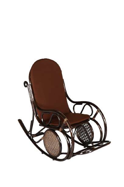 Кресло-качалка Сантьяго коричневого цвета