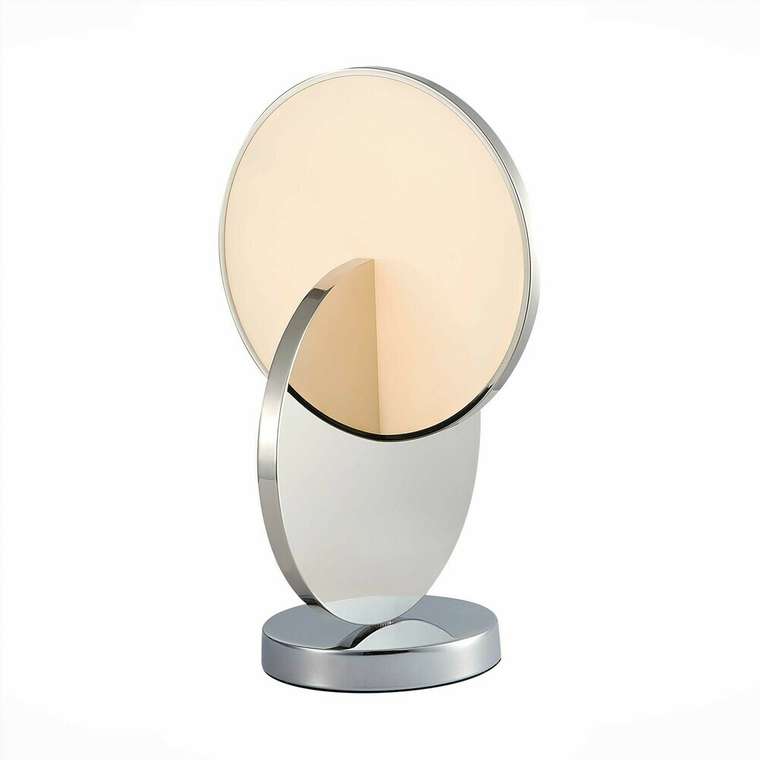 Прикроватная лампа ST-Luce Хром/Белый Хром LED 1*14W 3000K Eclisse