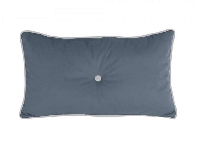 Подушка декоративная Pretty серо-синего цвета