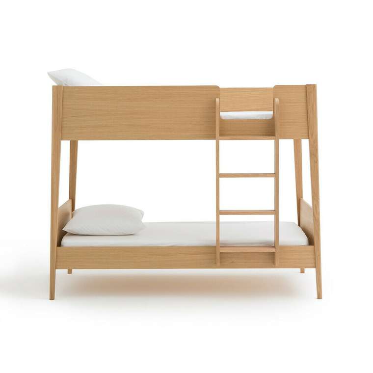 Двухъярусная кровать Alceste 90x190 бежевого цвета