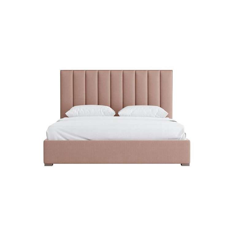 Кровать с подъемным механизмом Modena 160х200 розового цвета