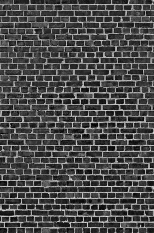 Дизайнерские обои Brick Wall black