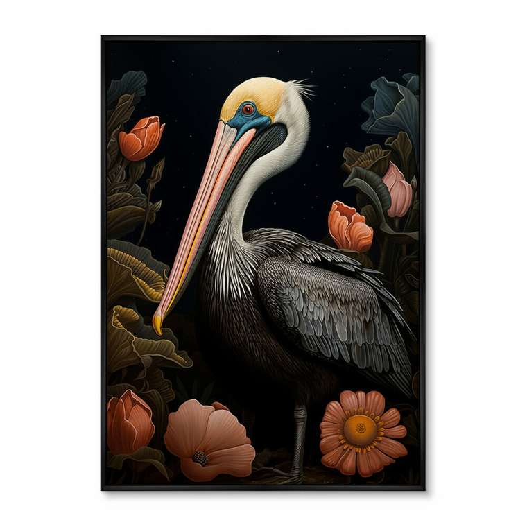 Репродукция картины Beautiful Pelicans, No 2, 2024г.