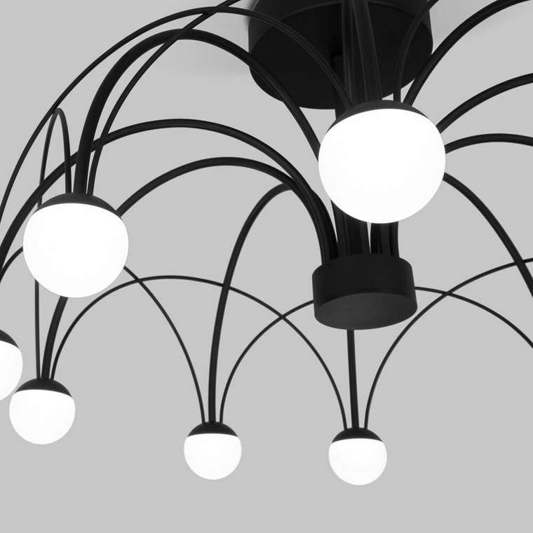 Потолочный светодиодный светильник 90035/10  LED черный